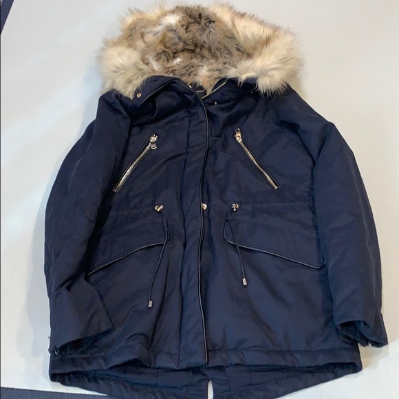 Zara Jackets & Blazers - Zara Fur Lined Parka Anorak trafaluc outwear Sz XS
